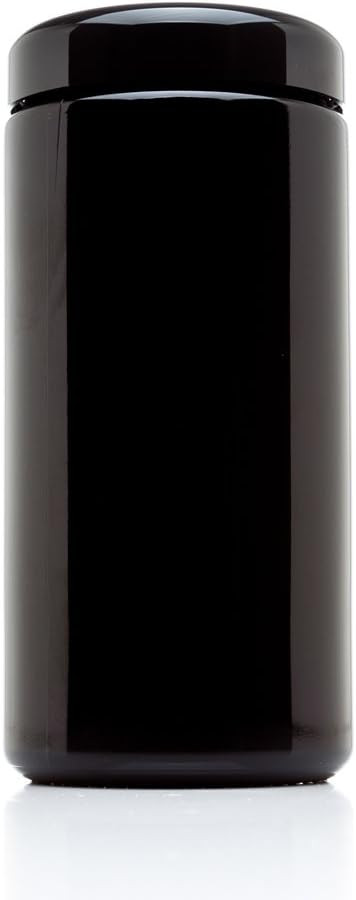 Miron 1L Glass Jar Violet Glass 1000mL Air-Tight Storage Container Wide-Mouth UV