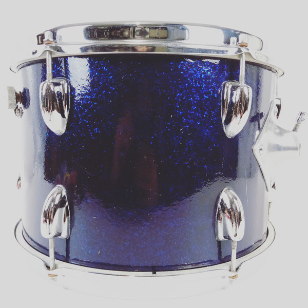 Slingerland 9x13" Dark Purple/Blue Sparkle Vintage 60s Tom Drum Sound King 3Ply