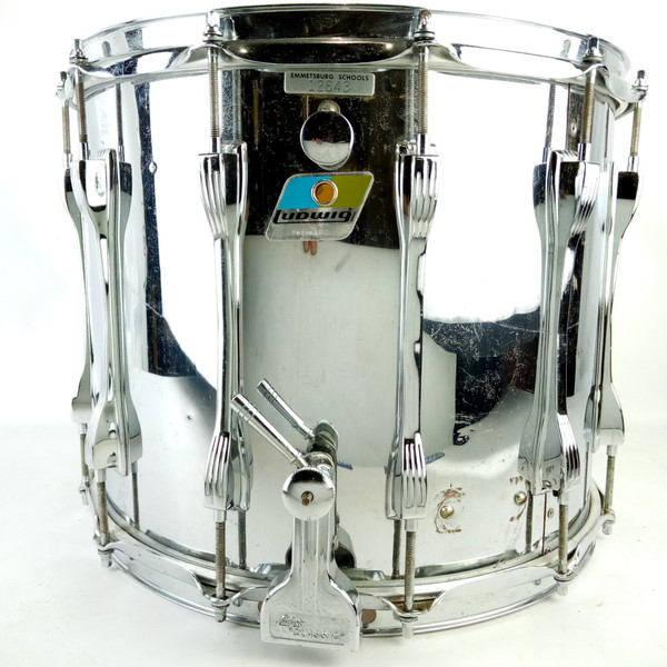 Ludwig 12x15"Challenger ST Parade Marching Snare/Tom Drum Chrome-Wood Vintage'79