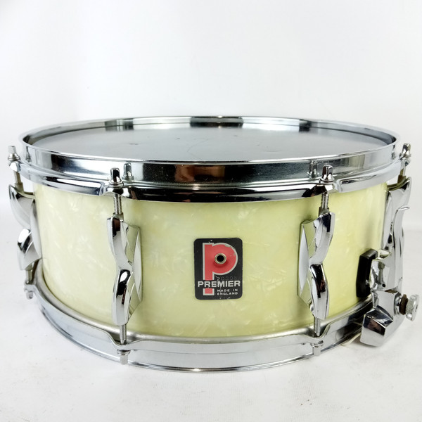 *Premier 5.5x14" 2001 Snare Drum 3Ply African Mahogany Vintage 70s 8-Lug 2000 UK