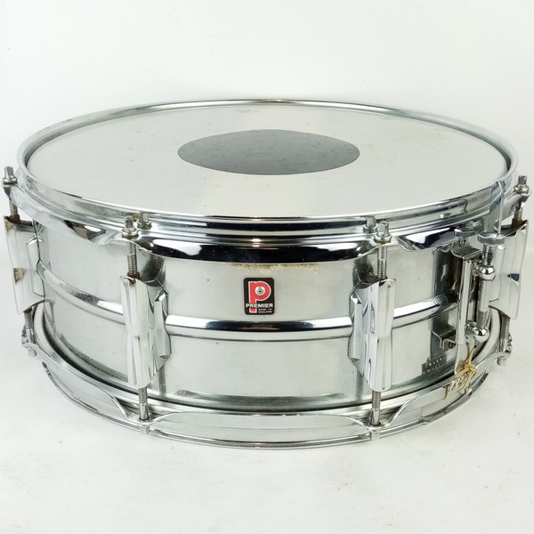 Premier 5x14"PD6021 Snare Drum Beverley Cosmic 21 Chrome-Aluminum Vintage 70s UK