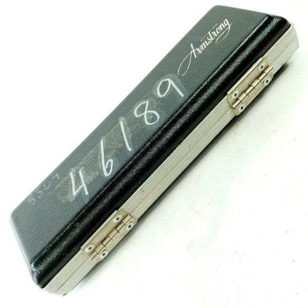 Armstrong Model 290 Sterling Silver Piccolo Flute #46189 Vintage 70s Elkart+Case