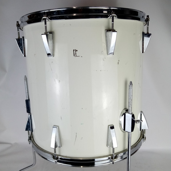 Yamaha 16x16"Floor Tom Drum Virgin White 5000 Stage Custom Series 1980 Prototype