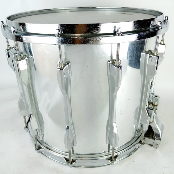 Pearl 12x14" Marching Percussion Snare Drum COW Chrome 12-Lug High-Tension Japan