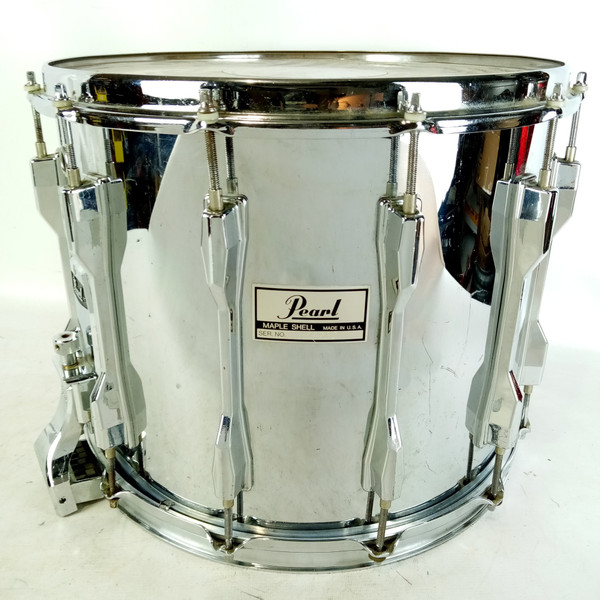 Pearl 12x15"Maple Shell USA Marching Snare Drum COW 12Lug High-Tension Pipe Band