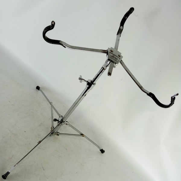 Ludwig Snare Drum Stand#1355 60s Atlas Basket Rockers Black/White Tripod Vintage