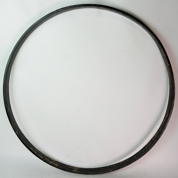 Ludwig 28" Bass Drum Wood Hoop/Rim Vintage 50s-60s No Inlay / Black Paint USA