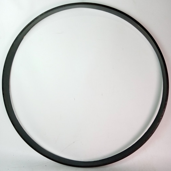 Pearl 24" x 1 9/16" Bass Drum Wood Hoop/Rim Vintage Black Paint No Inlay Channel