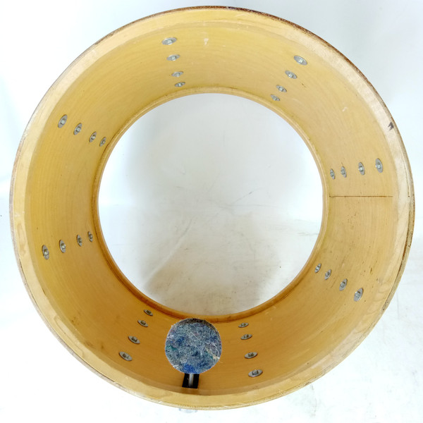 *Ludwig 12x15" Virgin Silver Sparkle Mach-Lug Tom Drum Tenor Floor Rack 70s B/O*