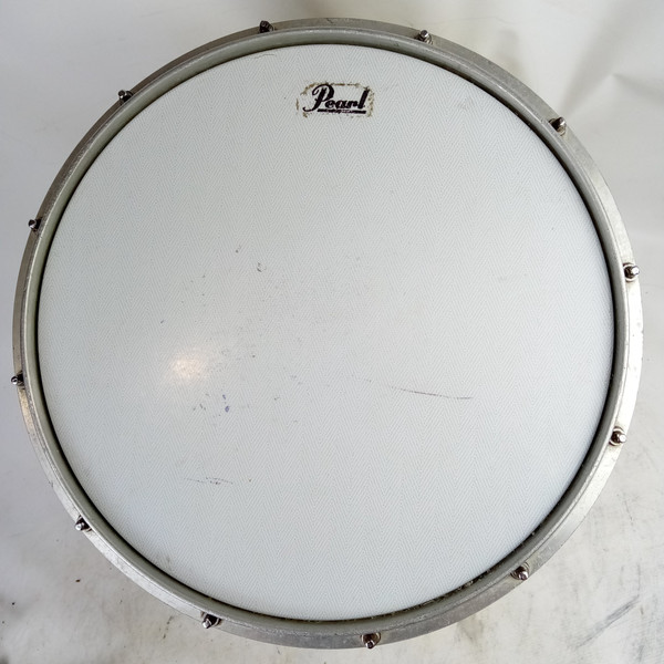 Pearl 12x14"FFX Championship Maple Marching Snare Drum White Free Floating 12Lug