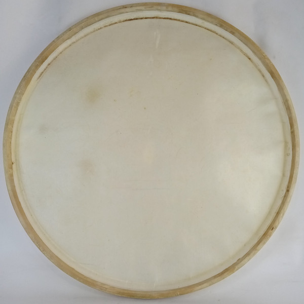 Ludwig 22" Calf Skin Whitecalf Batter/Resonant Bass Drum Head Vintage 40s USA