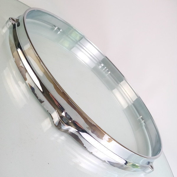 Gretsch 13" 6-Lug Die-Cast Tom Drum Rim/Hoop Vintage 70s-80s Brooklyn Chrome USA