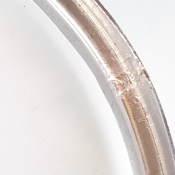 Slingerland 8" Bongo Drum Stick-Chopper Batter Rim/Hoop 4-Lug Chrome Vintage 70s