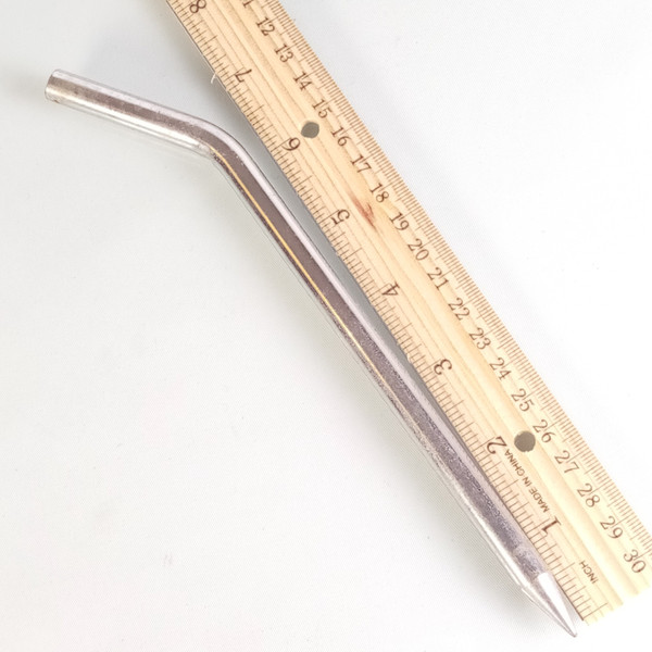 Camco Bass Drum Spur 45-Degree Disappearing Style Angled 3/8" Vintage 60s Chrome