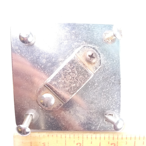 Rogers Diamond Ride Tom Shell/Bass Drum Rail Mount Chrome Bracket Vintage 60s US