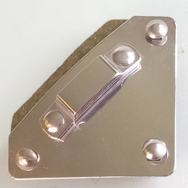 Ludwig/Slingerland/Gretsch Chrome 3-Pt Diamond Mount Timbale Tom Shell/Bass Drum