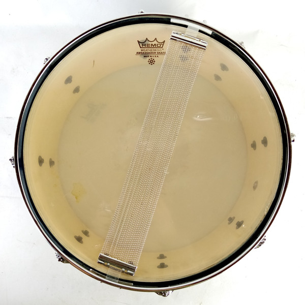*Pearl Blue Mist 5.5 x 14"Export Series Snare Drum Lacquer Finish 6Ply Mahogany*