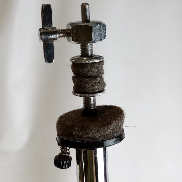 Rogers Supreme Big R Hi-Hat Cymbals Stand Swiv-O-Matic Double-Braced Memriloc 80