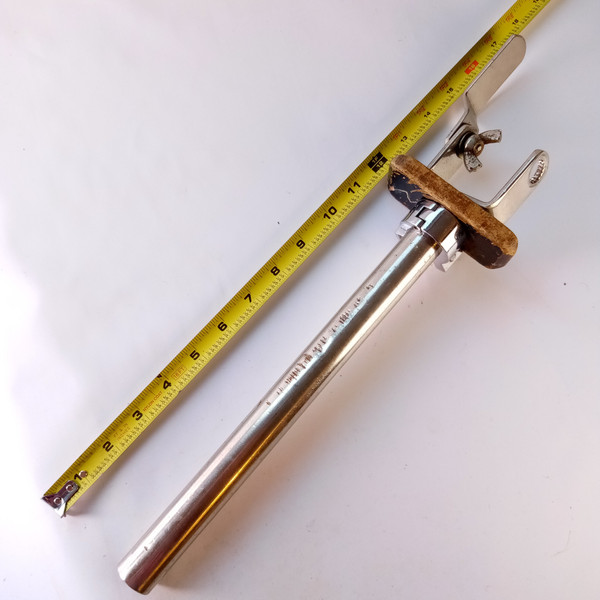 Ludwig#781C 1st-Gen Double Tom Holder Mount Bass Drum Nickel Hollywood Vintage59