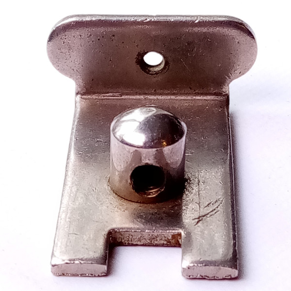 Slingerland 3Point 1950-8 Radio King Throw-Off/Strainer Slide Plate Nickel Three