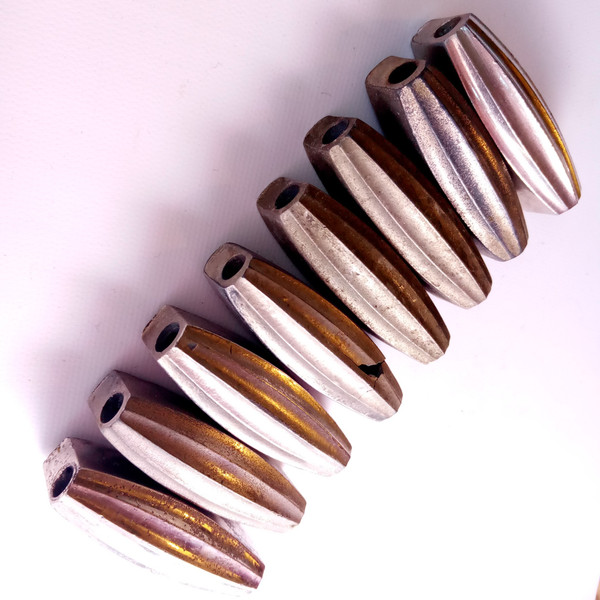 Slingerland 8x Cigar/Streamline Radio King Snare Drum Lugs Nickel Single-Tension