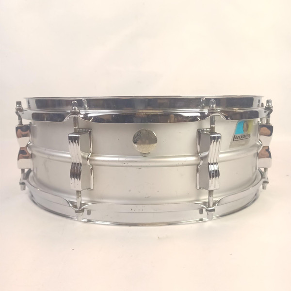Ludwig 5x14"Acrolite Snare Drum B/O 70s Aluminum Shell Vintage USA #1733821 8Lug