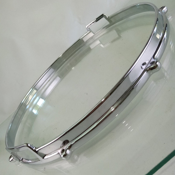 Premier 14" Die-Cast 8-Lug Snare Drum Resonant Rim/Hoop Chrome UK Vintage 50-60s