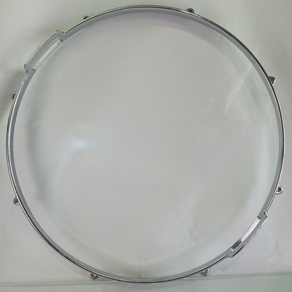 Premier 14" Die-Cast 8-Lug Snare Drum Resonant Rim/Hoop Chrome UK Vintage 50-60s