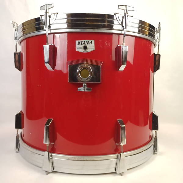 Tama 16x22" Rockstar Pro Bass Drum Fire Storm Red Kick Set Japan Vintage 80s MIJ