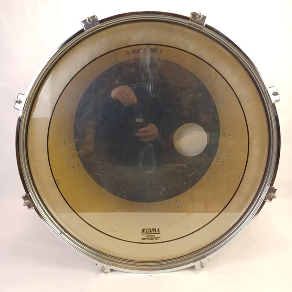 Tama 16x22" Rockstar Pro Bass Drum Fire Storm Red Kick Set Japan Vintage 80s MIJ