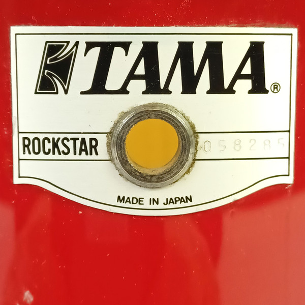 Tama 11x12" Rockstar Pro Tom Drum Fire Storm Red Japan Vintage 80s MIJ Rack/Ride