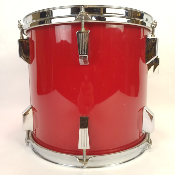 Tama 11x12" Rockstar Pro Tom Drum Fire Storm Red Japan Vintage 80s MIJ Rack/Ride