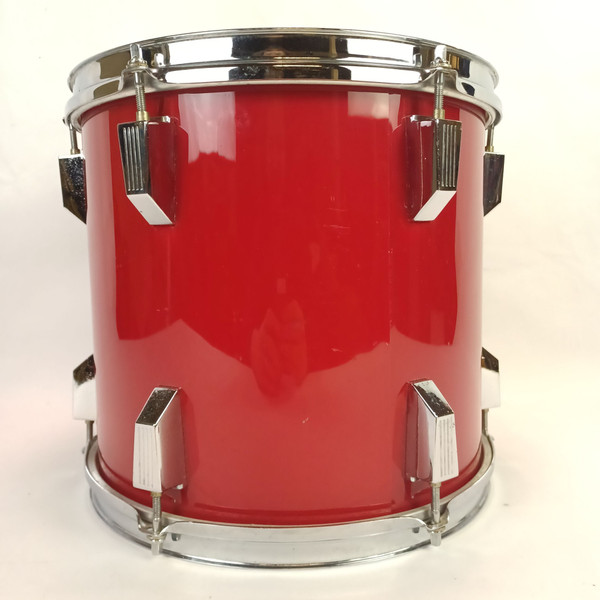 Tama 11x12" Rockstar Pro Tom Drum Fire Storm Red Japan Vintage 80s MIJ Rack/Ride