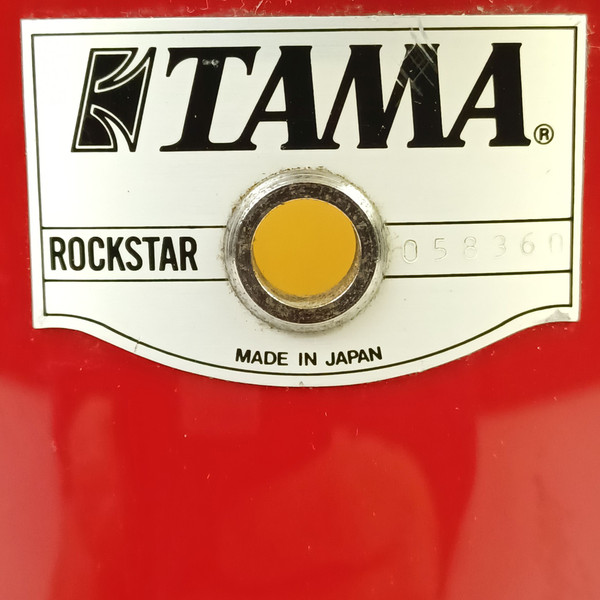 Tama 12x13" Rockstar Pro Tom Drum Fire Storm Red Japan Vintage 80s MIJ Rack/Ride