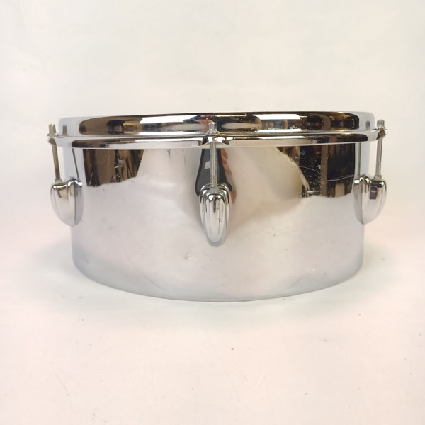 Slingerland 6x14"Timbale Drum Chrome-Brass COB Shell Stick-Saver Rim/Hoop 70s US