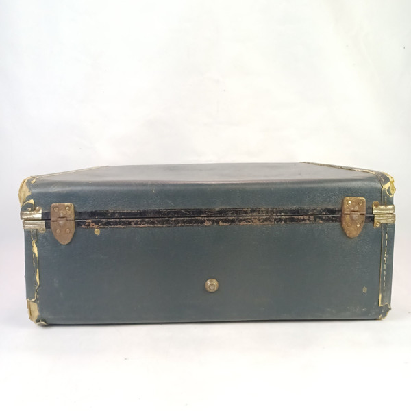 Ludwig 50-60s 8x14"Hard Shell Fiber Snare Drum Case USA Stick/Stand Vintage 6.5"