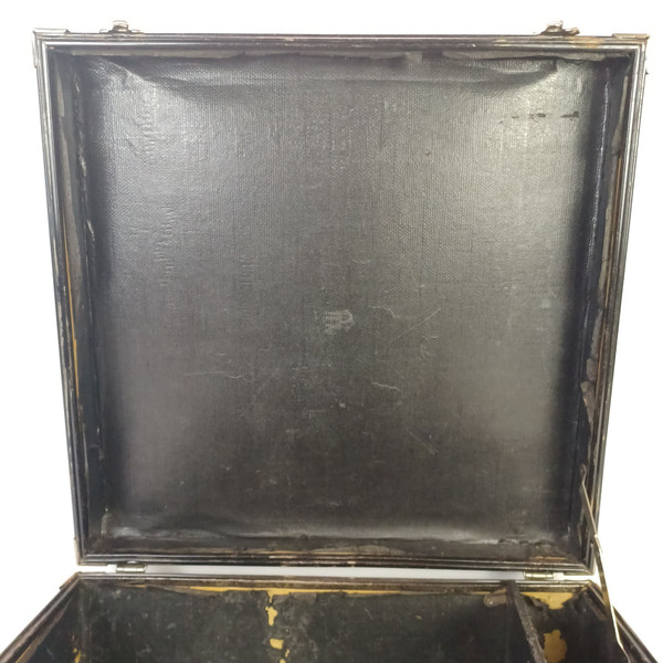 Ludwig 8x14"50-60s Hard Shell Fiber Snare Drum Case USA Stick/Stand Vintage 6.5"