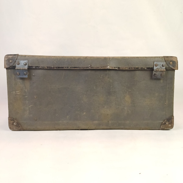 Leedy 8x14"30s-40s Hard Shell Fiber Snare Drum/Trap Case Stick/Stand Vintage6.5"