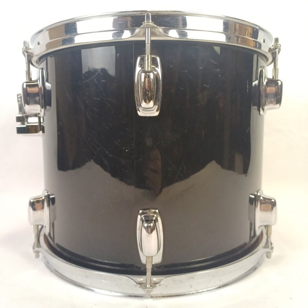 Ludwig 22,12,13,16 Rockers Drum Set 90s Vintage Black Cortex B/O Badges Bass/Tom