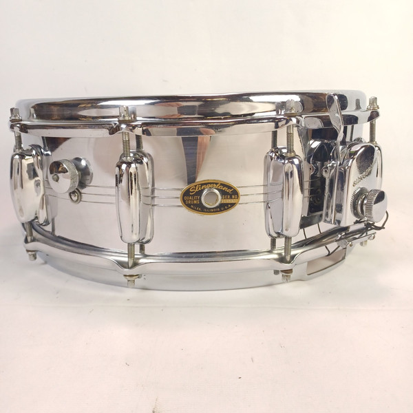 *Slingerland 5x14"10-Lug Brass Gene Krupa COB Snare Drum Vintage 60s No.132 USA*