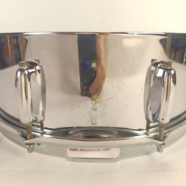 Slingerland 5x14"TDR Throw-Off#141 Festival Chrome Steel Snare Drum 8Lug Vintage