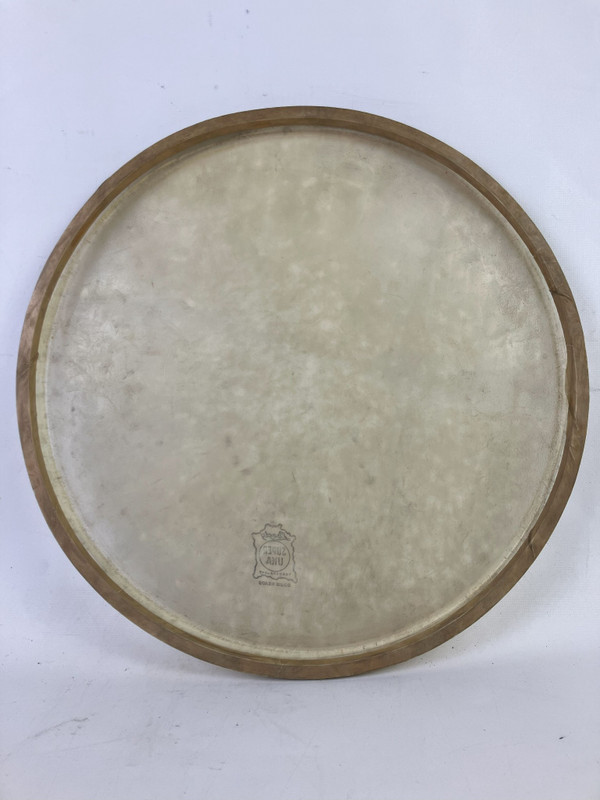 *Leedy Super Uka Transparent Snare Resonant 12"Calf Skin Slunk Drum Head 30s EXC