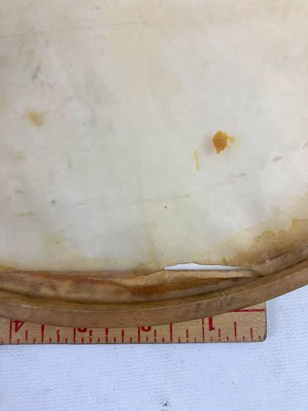 Leedy 15" Slunk Resonant Calf Skin Snare Side Drum Head Vintage10s Repair/Retuck