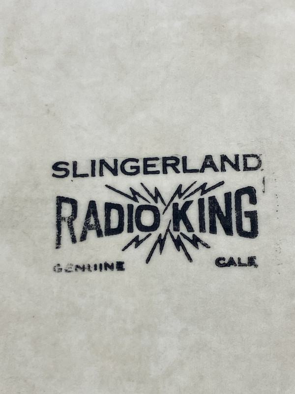 *Slingerland 22"Radio King" Bass Drum Calf Skin Batter/Resonant Head Vintage 40s *Slingerland 22"Radio King" Bass Drum Calf Skin Batter/Resonant Head Vintage 40s