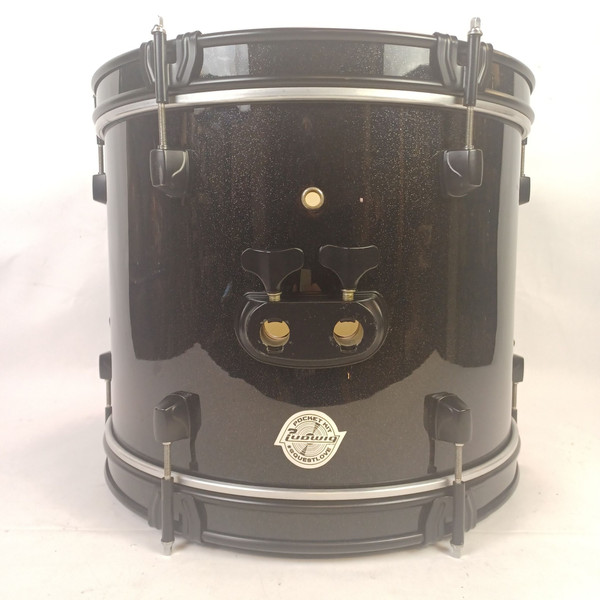 Ludwig 12x16" Questlove Pocket Black Sparkle Bass Drum Kit Kick Bop Jazz Gig Set