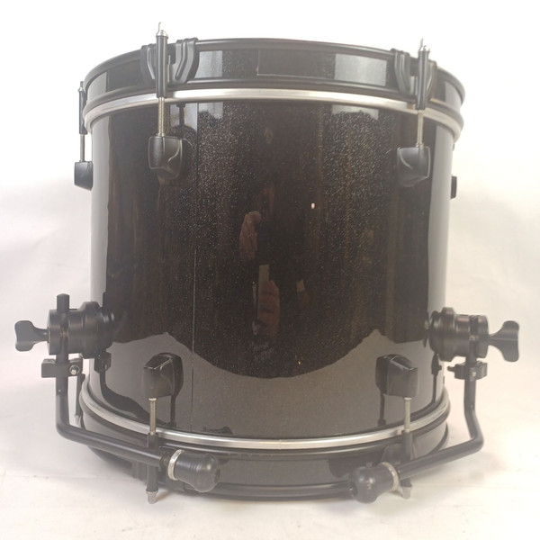 Ludwig 12x16" Questlove Pocket Black Sparkle Bass Drum Kit Kick Bop Jazz Gig Set