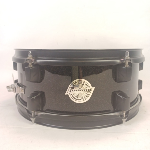 Ludwig 5x12" Questlove Pocket Black Sparkle Snare Drum Popcorn Piccolo Auxiliary