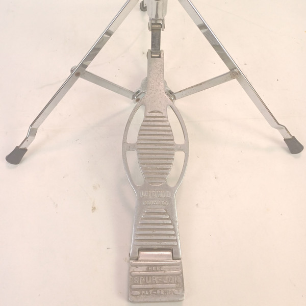 *Ludwig Atlas Hi-Hat Cymbal Stand 1123-1 Chrome USA Spur-Lok Direct-Pull Vintage