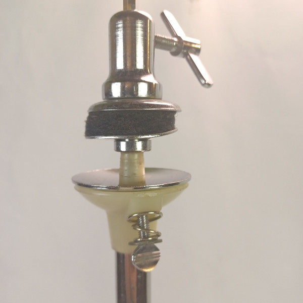 Slingerland Dynamo#806 Hi-Hats Cymbals Stand Chrome Single-Braced Vintage 60-70s