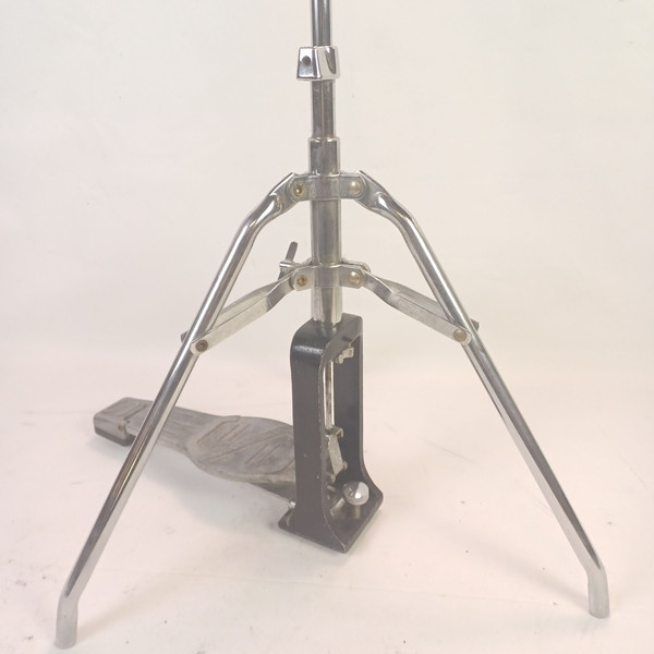 Slingerland #809 Hi-Hats Cymbals Stand Chrome Tube-Leg Vintage 1979 Tripod Base